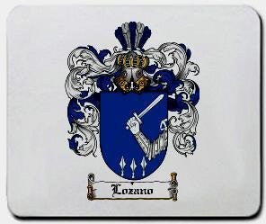 Lozano coat of arms mouse pad