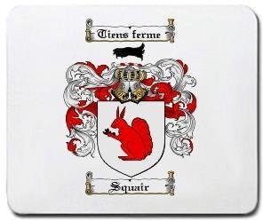 Squair coat of arms mouse pad