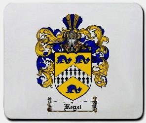 Regal coat of arms mouse pad