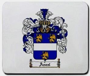 Ancel coat of arms mouse pad