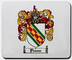 Plumm coat of arms mouse pad