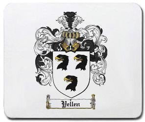 Yellen coat of arms mouse pad