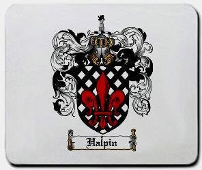 Halpin coat of arms mouse pad
