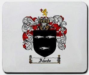 Awde coat of arms mouse pad