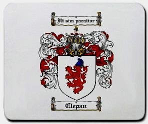 Clepan coat of arms mouse pad