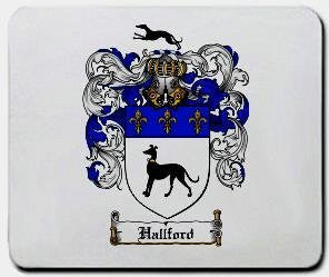 Hallford coat of arms mouse pad