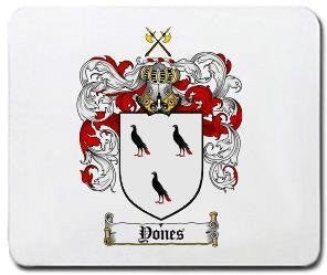 Yones coat of arms mouse pad