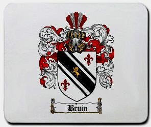 Bruin coat of arms mouse pad