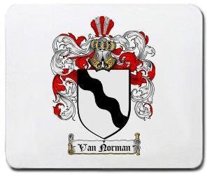 Van-norman coat of arms mouse pad