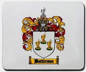 Batterson coat of arms mouse pad