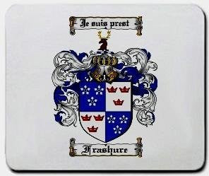Frashure coat of arms mouse pad