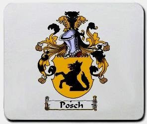 Posch coat of arms mouse pad