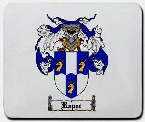 Raper coat of arms mouse pad