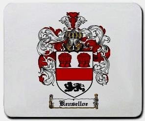 Kenselloe coat of arms mouse pad