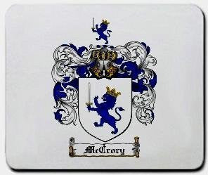 Mccrory coat of arms mouse pad