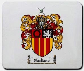 Garlland coat of arms mouse pad