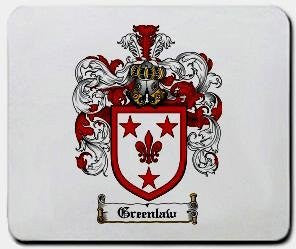 Greenlaw coat of arms mouse pad