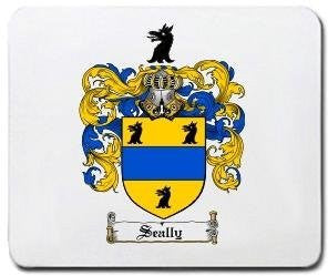 Seally coat of arms mouse pad