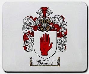 Devenay coat of arms mouse pad