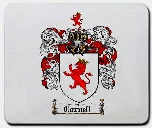 Cornell coat of arms mouse pad