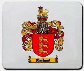 Earland coat of arms mouse pad