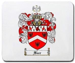 Seer coat of arms mouse pad