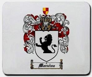 Mervine coat of arms mouse pad