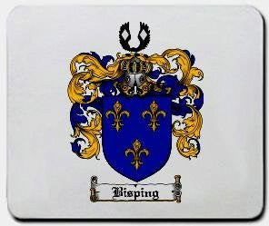 Bisping coat of arms mouse pad