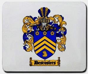 Desrosiers coat of arms mouse pad