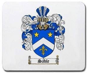 Sable coat of arms mouse pad