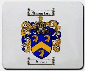 Aubrie coat of arms mouse pad