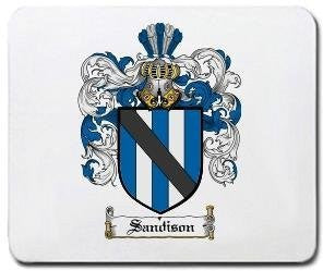 Sandison coat of arms mouse pad