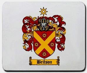 Britson coat of arms mouse pad