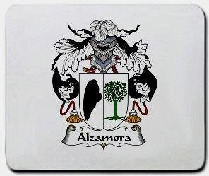 Alzamora coat of arms mouse pad