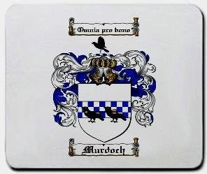 Murdoch coat of arms mouse pad