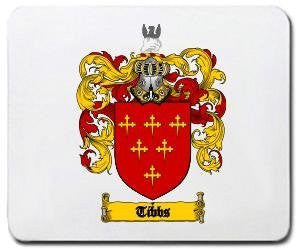 Tibbs coat of arms mouse pad