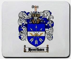 Henriksen coat of arms mouse pad