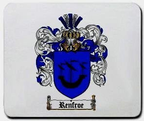 Renfroe coat of arms mouse pad