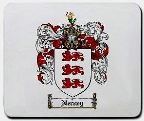 Nerney coat of arms mouse pad
