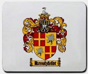 Kreutzfeldt coat of arms mouse pad