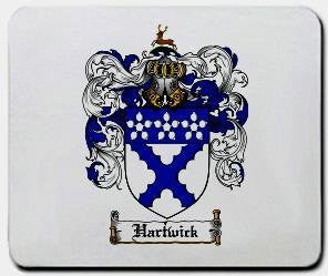 Hartwick coat of arms mouse pad