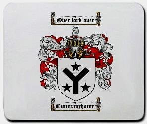 Cunnynghame coat of arms mouse pad