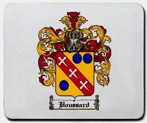 Boussard coat of arms mouse pad