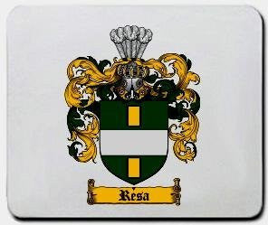 Resa coat of arms mouse pad