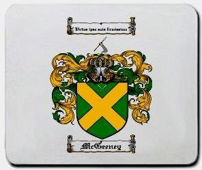 Mcgeeney coat of arms mouse pad