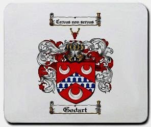 Godart coat of arms mouse pad