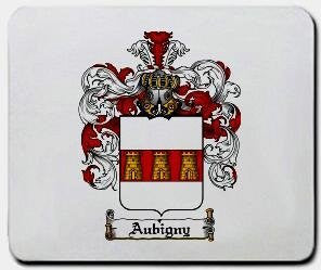 Aubigny coat of arms mouse pad