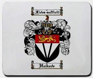 Halkede coat of arms mouse pad