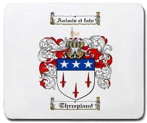 Threepland coat of arms mouse pad