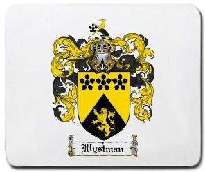 Wystman coat of arms mouse pad